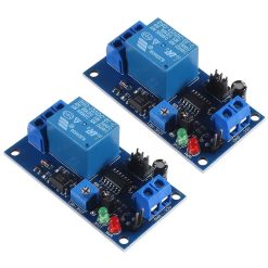 2-Pack 12V DC Delay Timer Relay Module with Trigger Control